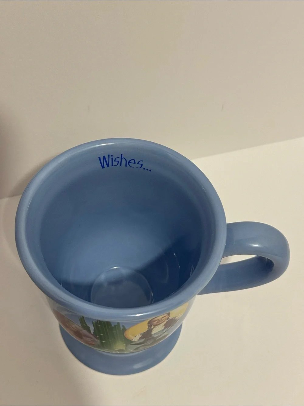 Vintage Wizard of Oz pedestal coffee mug “ Wishes really do come True”